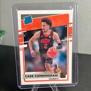 Cade Cunningham Rated Rookie card Oklahoma State Detroit Pistons